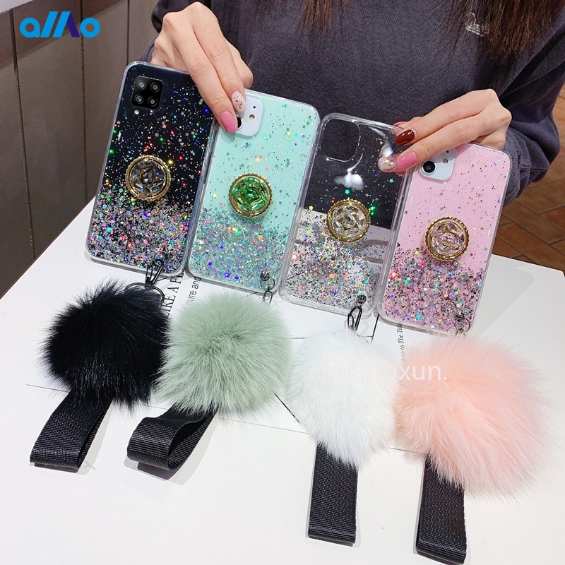 Set ốp điện thoại đính đá lấp lánh cho Samsung Galaxy A22 A52 A72 A32 A42 A02 M02 A02s A12 4g 5g A22 5g