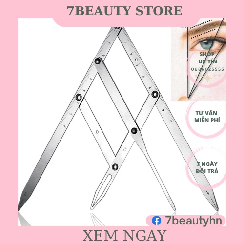 Thước Đo Tỷ Lệ Vàng, Định Hình Kẻ Khuôn, Điêu Khắc Chân Mày