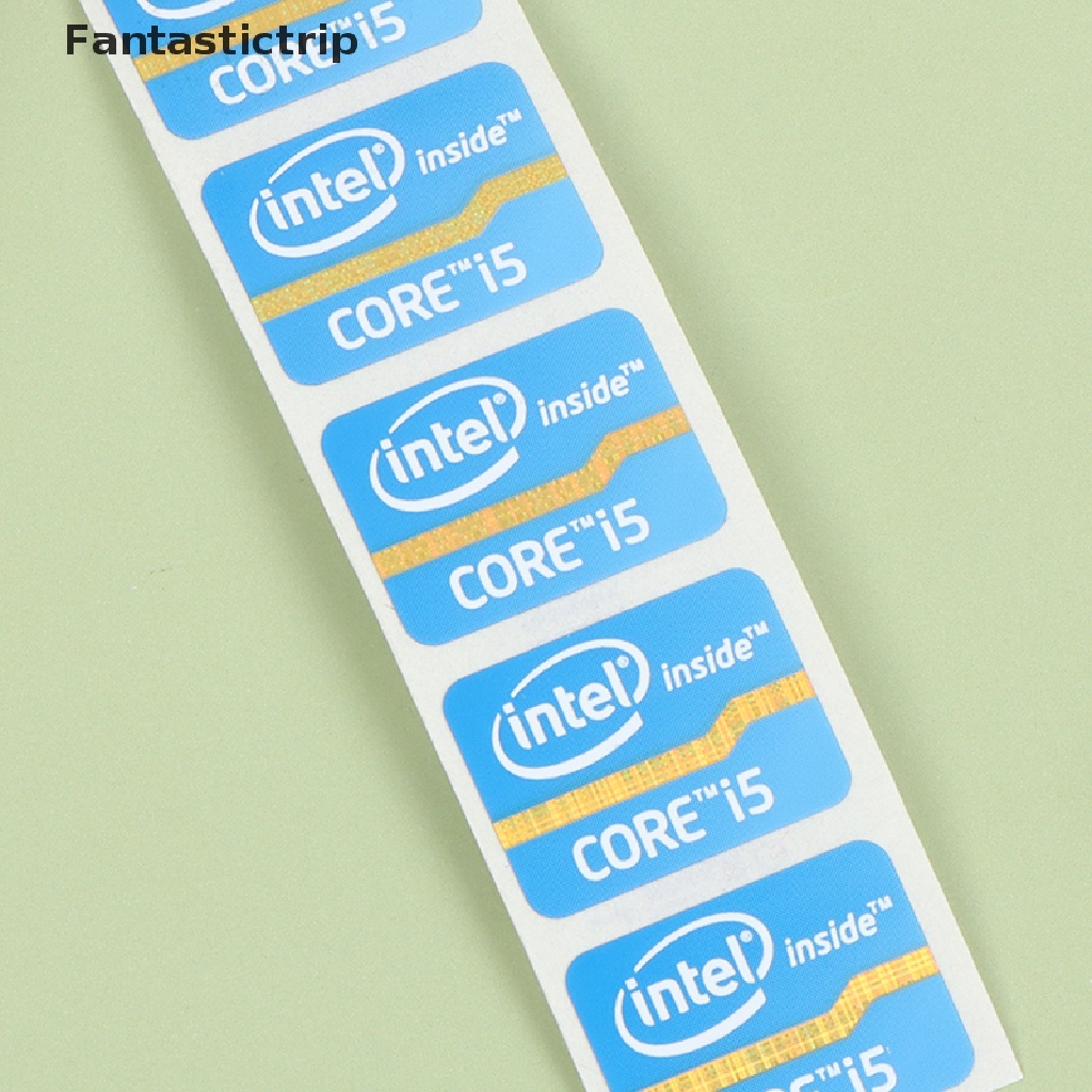 Sticker Logo Fantastictrip Dán Laptop Intel Core i3 i5 i7