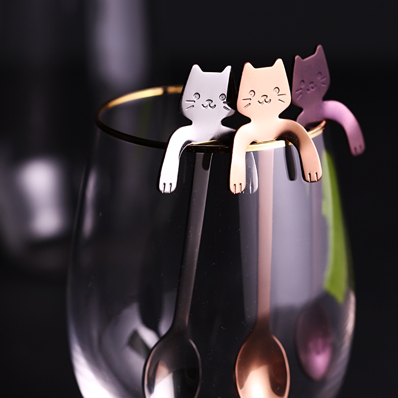 [SIÊU RẺ]Thìa Mèo Pha Cafe Siêu Cute