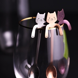 Thìa mèo pha cafe siêu cute