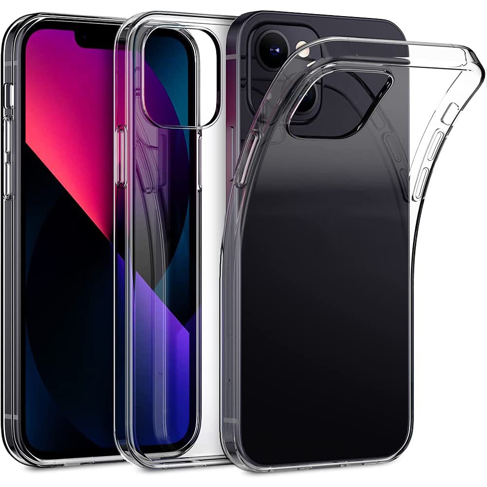 Ốp điện thoại silicon trong suốt cho iPhone 11 12 13 14 15 Pro Max X XS XR SE 6 6S 7 8 Plus