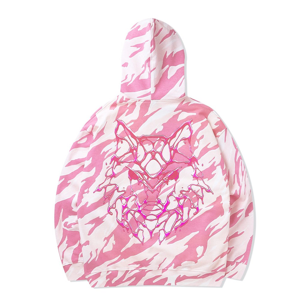 Áo hoodie mũ trùm HADES - PINK CAMO | BigBuy360 - bigbuy360.vn