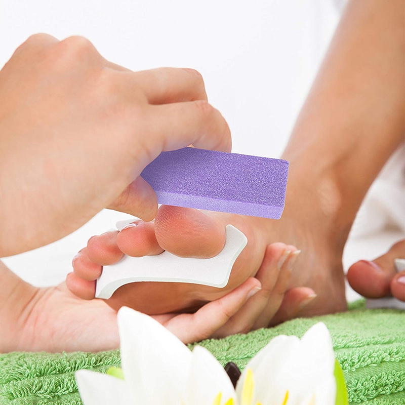 [Hàng mới về] Set 2 khối xốp dũa móng chất lượng cao tiện dụng