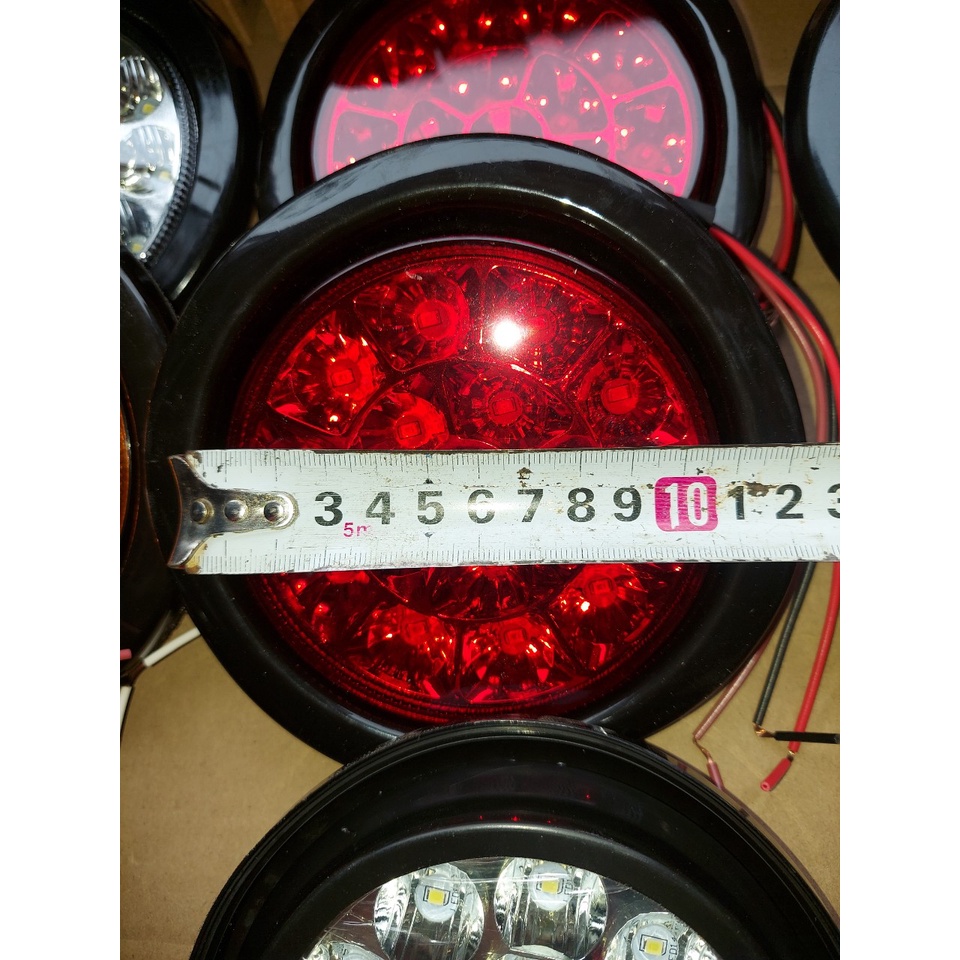 Đèn hậu led tròn 2015, đèn hậu led tròn đơn đỏ trắng vàng
