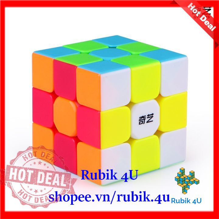 Rubik 3x3x3 QiYi Warrior S - Rubik 3x3 không viền QiYi