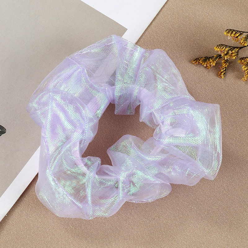 Dây buộc tóc lưới bong bóng kiểu dạ quang hàn quốc dễ thương Queen