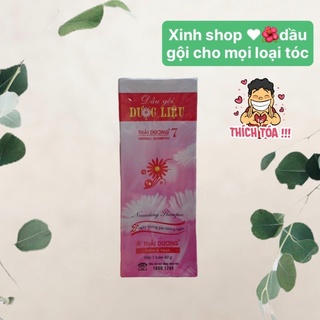 Dầu gội thái dương 7 tuýp 90gr tiện lợi nhỏ gọn hàng chính hãng công ty sao thái dương