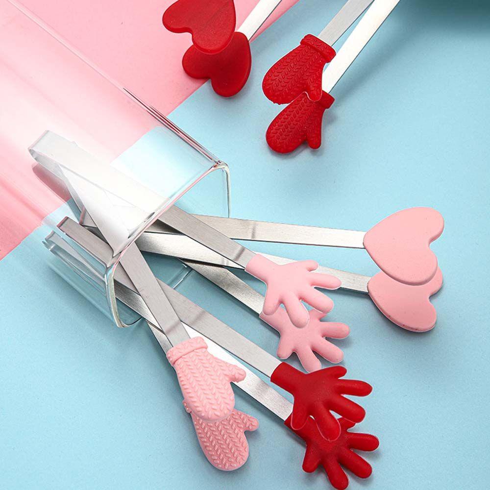 ELLSWORTH Kẹp Gắp Đá / Thức Ăn Bằng Thép Không Gỉ Và Silicone Tiện Dụng Cho Nhà Bếp