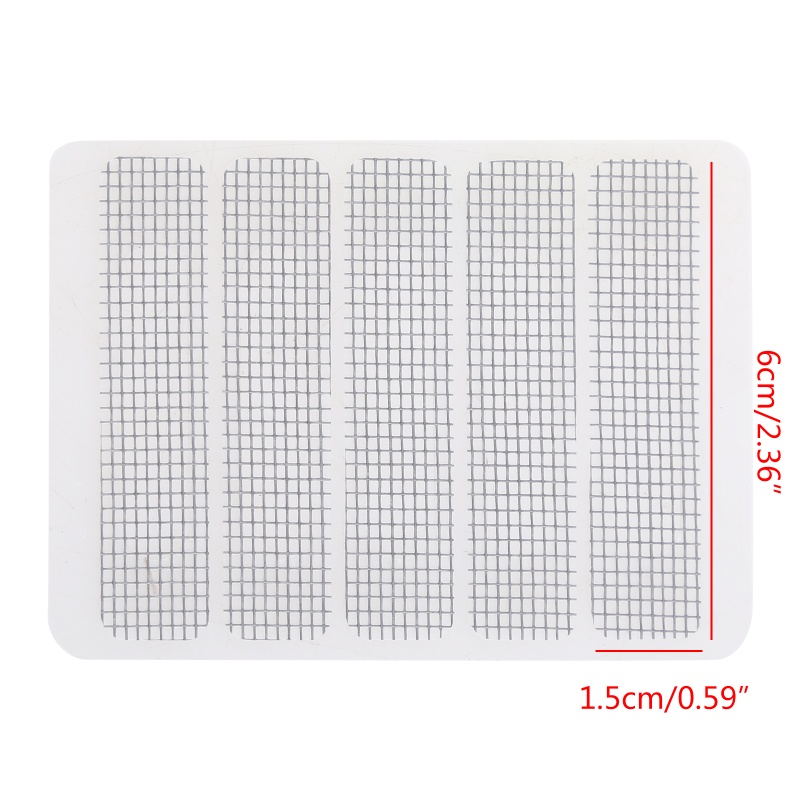 Bộ 5 Miếng Dán Sửa Chữa Màn Cửa Sổ Chống Muỗi Tiện Dụng Cho Gia Đình