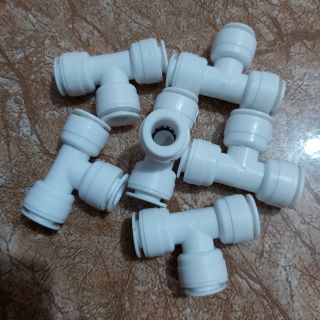 Cút nối nhanh 3 đầu 6, co T chia nước