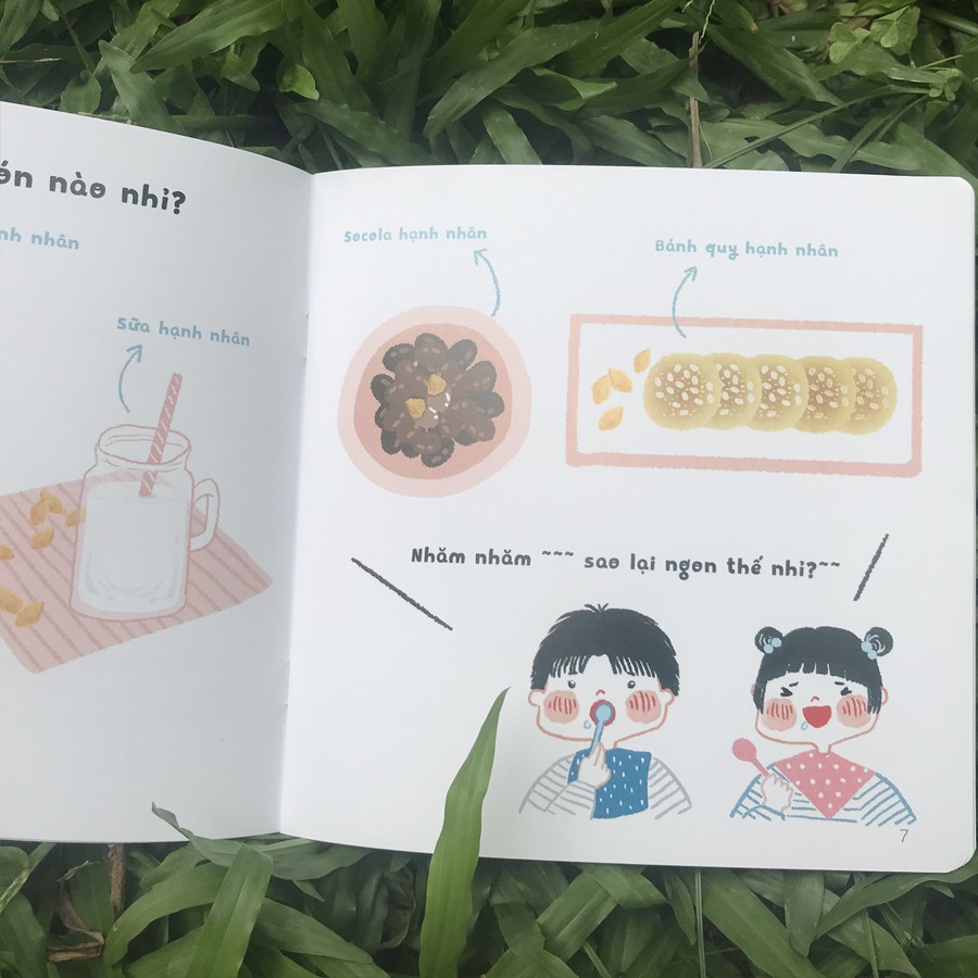 Sách - Ehon Rau Củ - Bé Thích Ăn Món Nào Nhỉ? - Tách Tách!! Hạt Mở Ra!