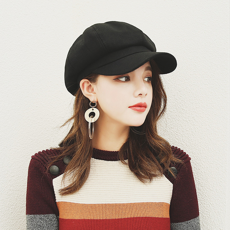 SUXI Mũ Beret Phong Cách Hàn Quốc Xinh Xắn Thời Trang Cho Nữ