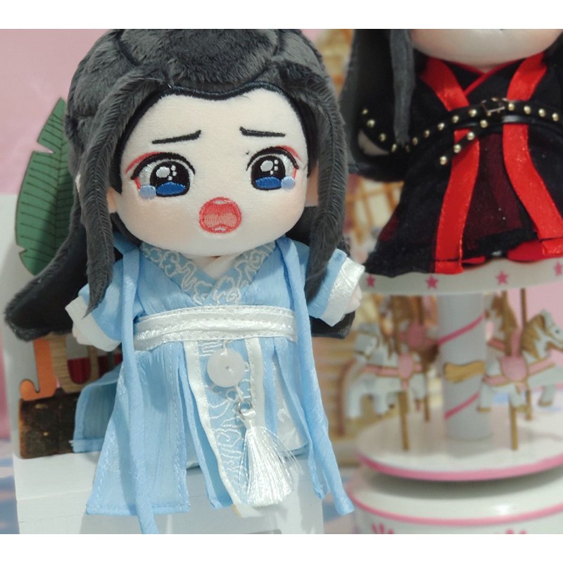 Bộ đồ cổ trang Lam Trạm Ngụy Vô Tiện 15cm