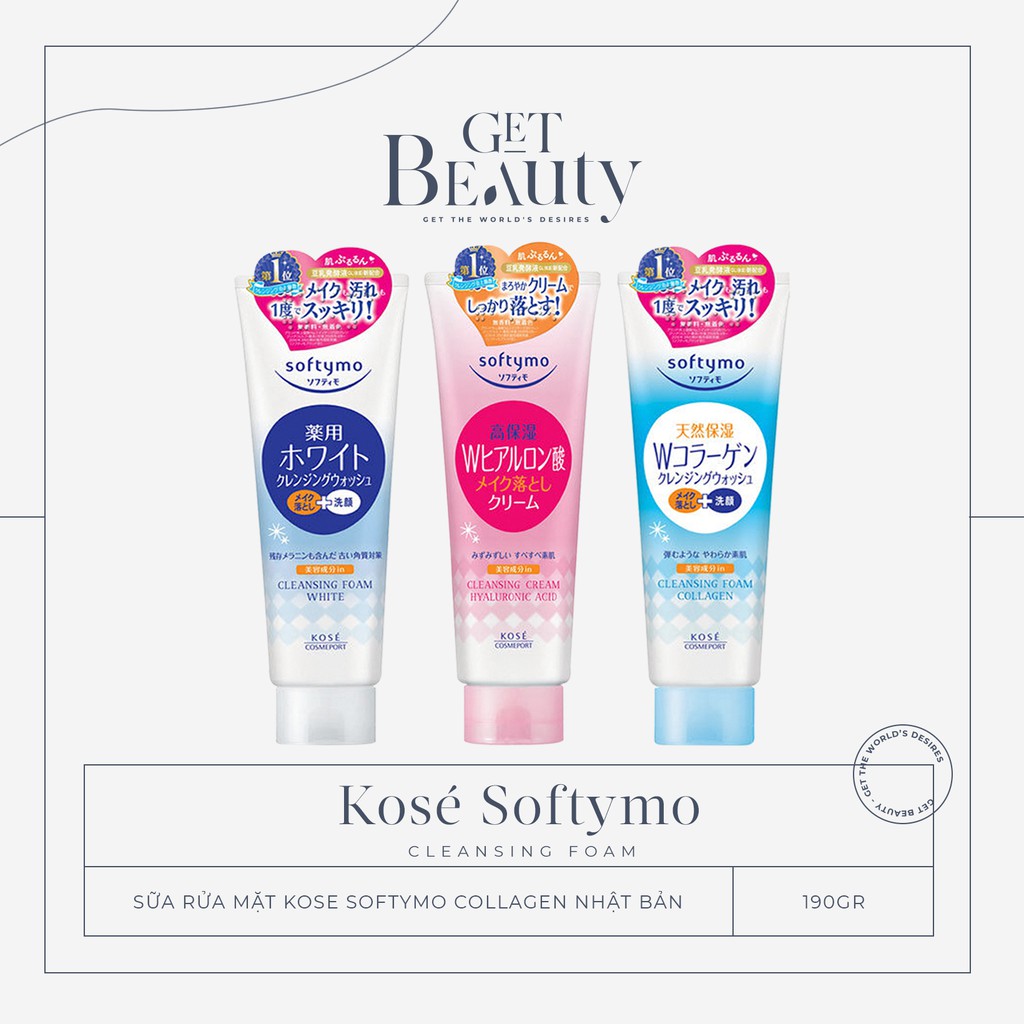 SỮA RỬA MẶT KOSE SOFTYMO CLEANSING FOAM - 220gr