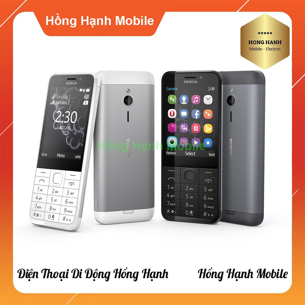 Điện Thoại Nokia 230 2 Sim - Hàng Chính Hãng I Nguyên Seal I Hàng Công Ty - Shop Điện Thoại Hồng Hạnh | BigBuy360 - bigbuy360.vn