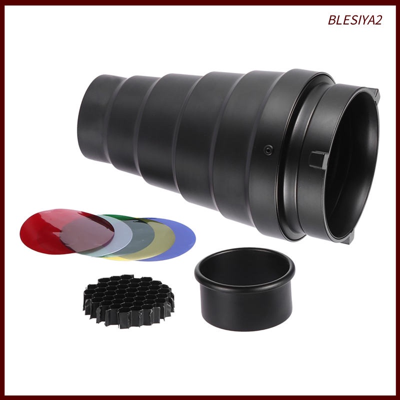 Bộ đầu đèn tạo hiệu ứng hình nón với khung lưới tổ ong cho ngàm Bowens