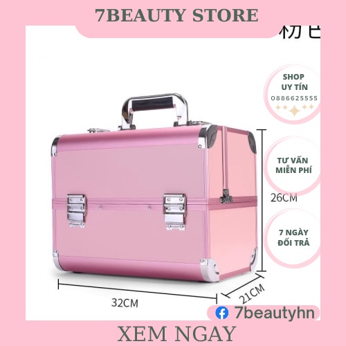 Cốp Khung Siêu Cứng ❤️Siêu Tiện Lợi❤️Đựng Đồ Phun Xăm, Nail, Mi, Makeup...