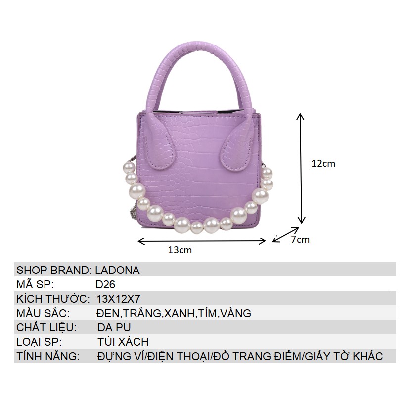 Túi Xách Nữ [FREESHIP] Túi Đeo Chéo Nữ Hàng Cao Cấp Chuẩn Từng Chi Tiết_D26 | BigBuy360 - bigbuy360.vn