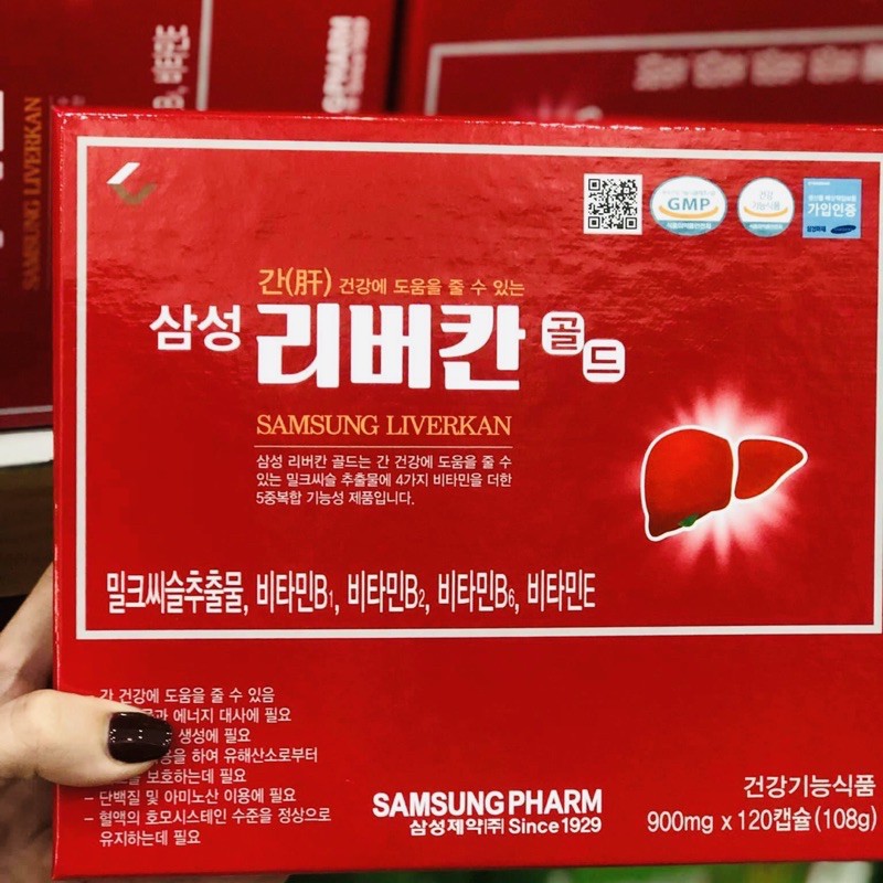 [HÀNG MỚI VỀ] Bổ gan SAMSUNG Hàn Quốc, hộp 120v