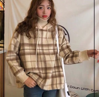Hoodie cổ lọ