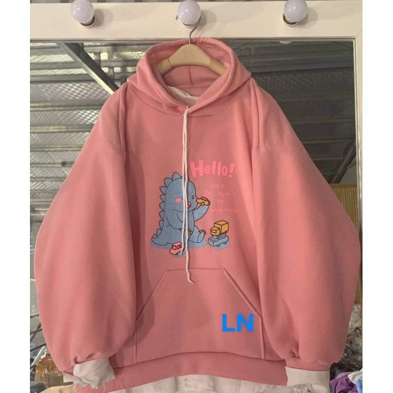 Áo hoodie khủng long Hello LN11 | BigBuy360 - bigbuy360.vn