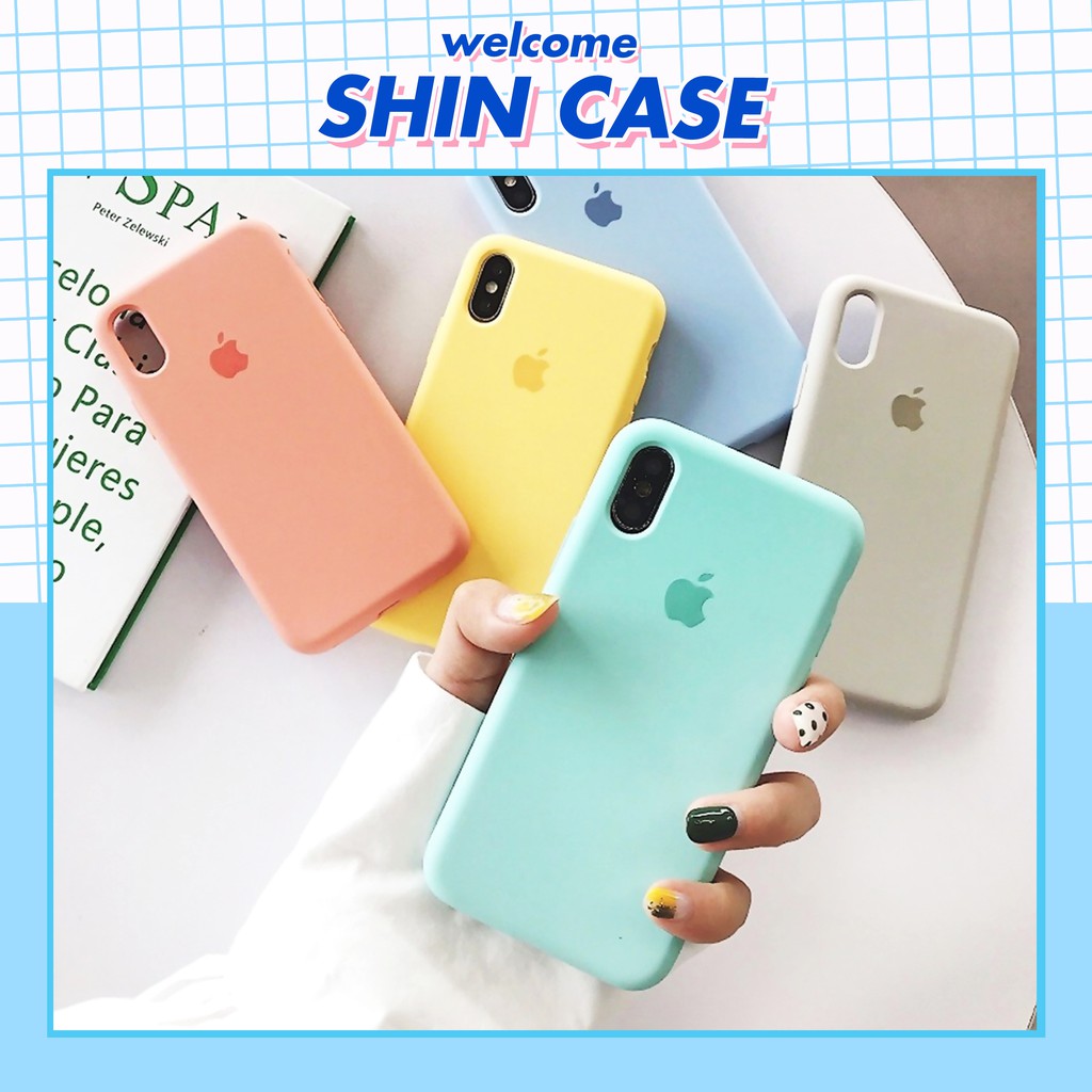Ốp lưng iphone Chống Bẩn Full Viền Logo Táo 5/5s/6/6plus/6s/6splus/7/7plus/8/8plus/x/xr/xs/11/12/pro/max/plus/promax | BigBuy360 - bigbuy360.vn