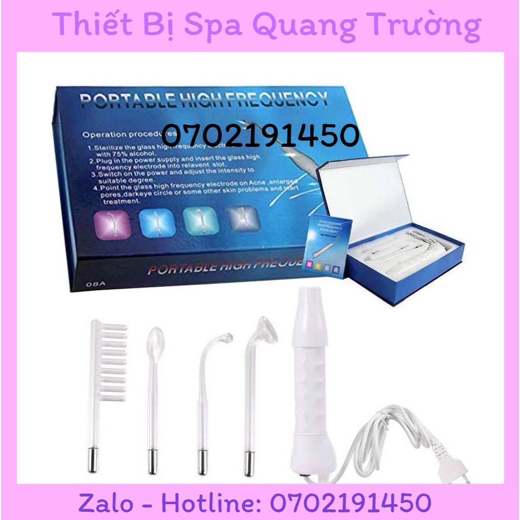 Máy điện tím sát khuẩn cầm tay sau nặn mụn dùng cho Spa TMV