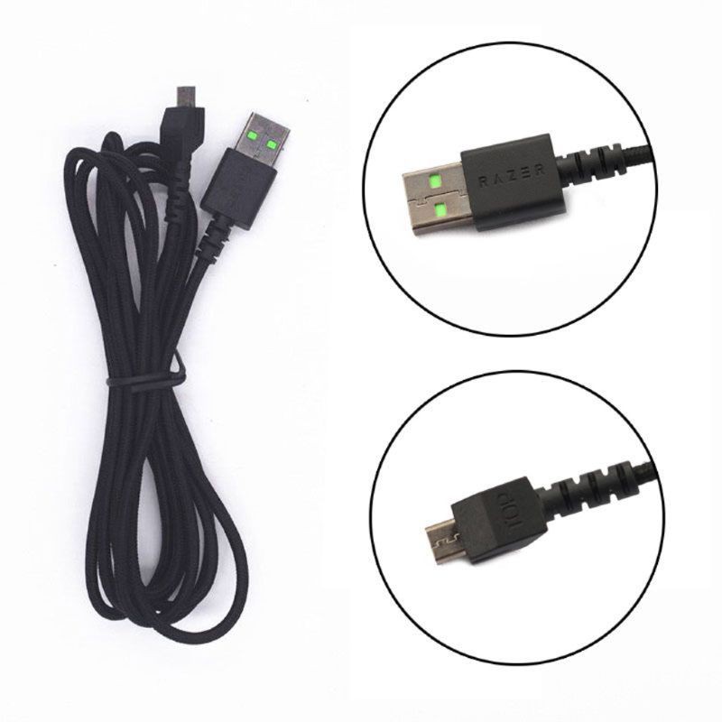 Dây cáp USB bằng nylon cho chuột không dây Razer Mamba