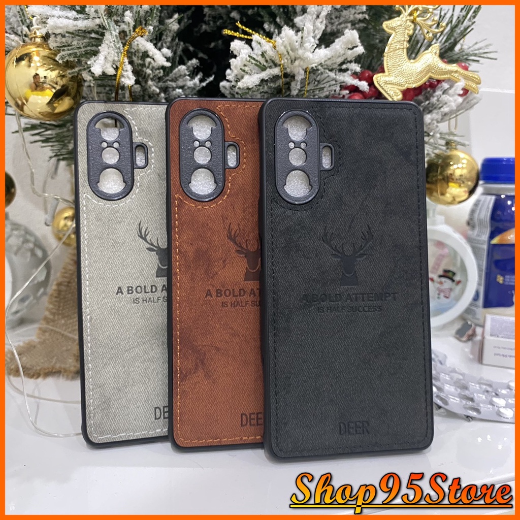Ốp lưng Xiaomi Redmi 10 K40 Gaming K50 gaming K40 pro Poco F3 Note 10 Note 10s Note 11 4g Note 11s .. họa tiết hươu
