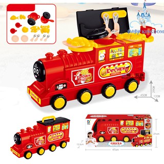 Tàu Hỏa Kèm Đồ Hàng Nấu Ăn Cho Bé