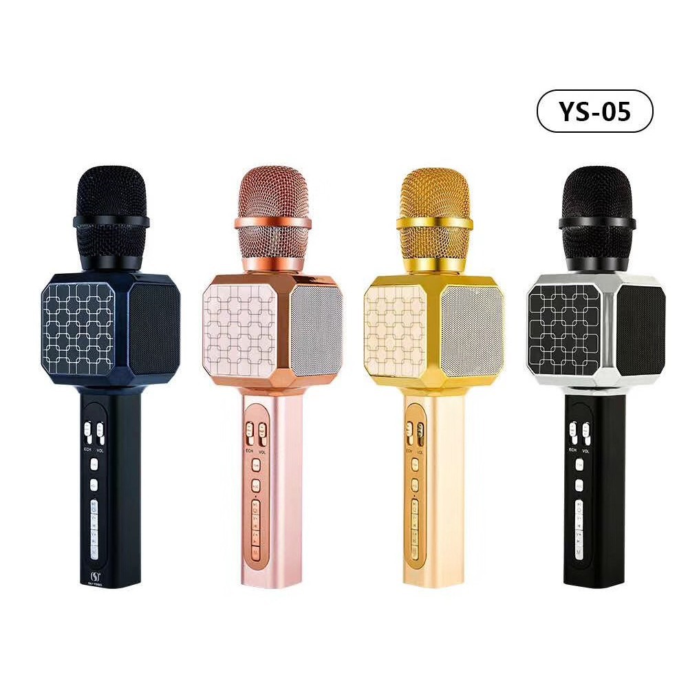 Micro karaoke bluetooth Magic YS05 thiết kế hoa văn sang trọng