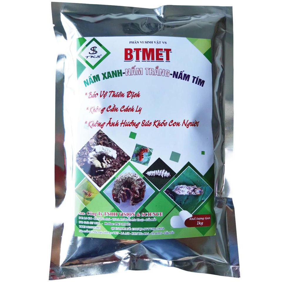 Bộ 3 Đặc trị sâu rầy, côn trùng, rệp sáp, nhện đỏ-BTMET NẤM 3 MÀU, TINH DẦU THẢO MỘC, BÁM DÍNH-Combo 3 SP