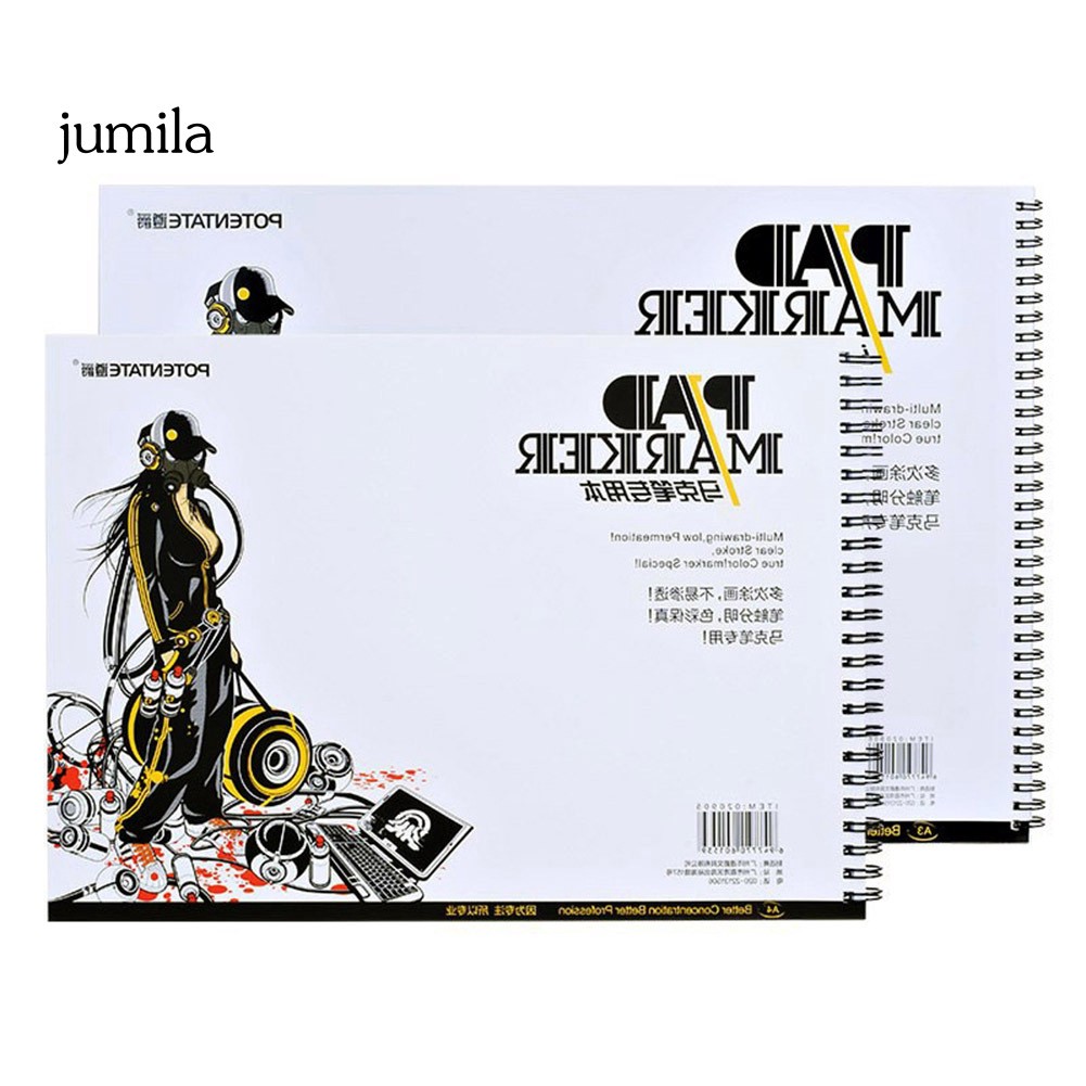 Sổ vẽ giấy kích cỡ A4/A5 32 tờ không thấm nước