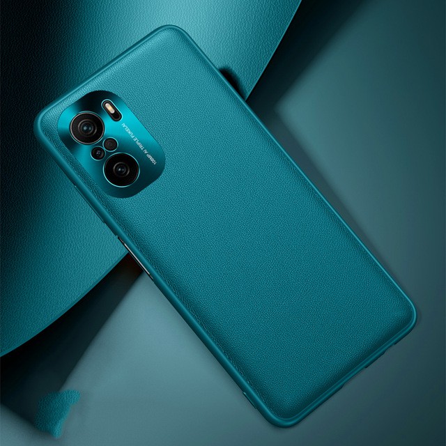 Ốp điện thoại bằng da trơn mỏng viền silicon mềm chất lương cao cho XIAOMI REDMI NOTE 10 K40 X3 PRO POCO F3 MI 11 10