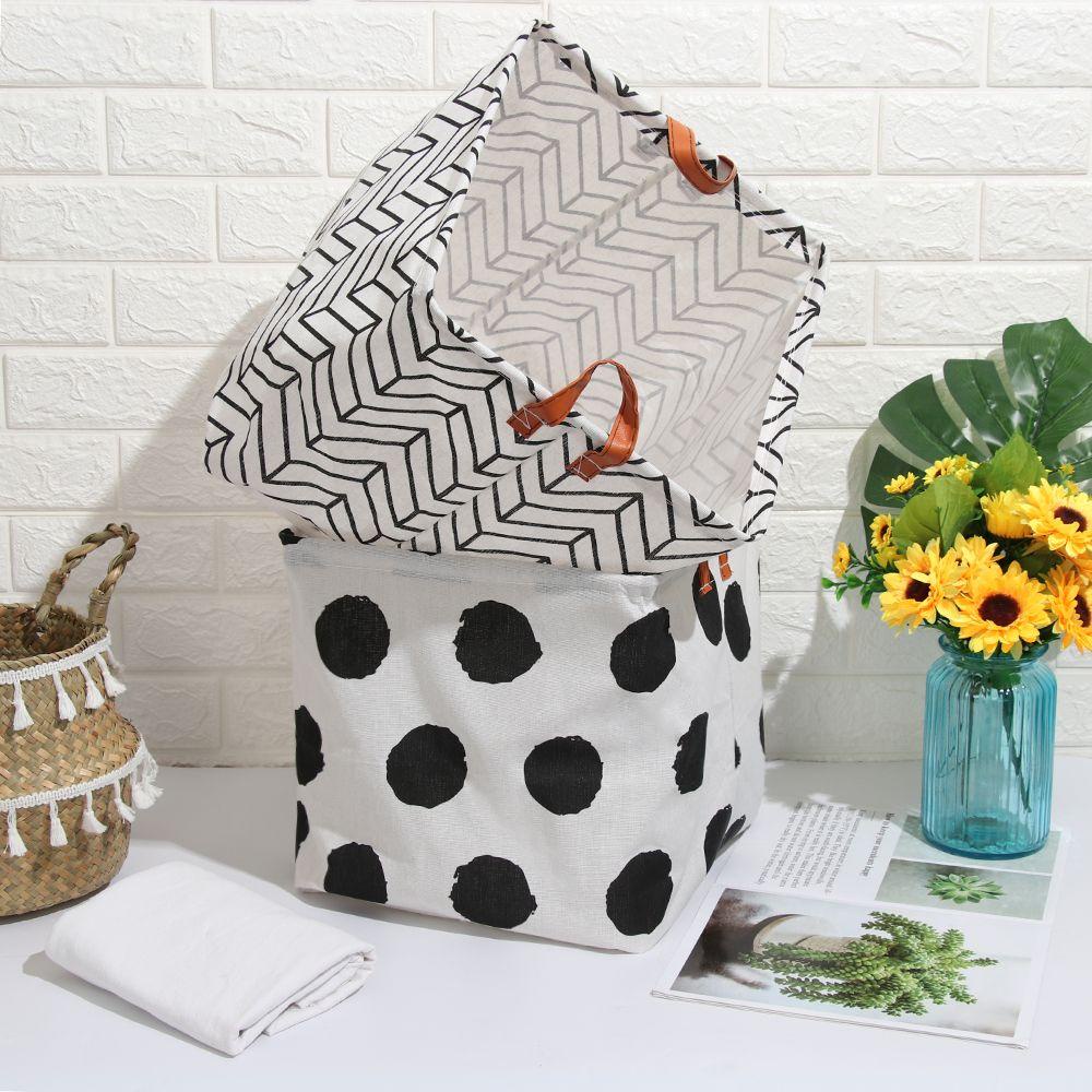 JONYE Giỏ Vải Đựng Quần Áo Bẩn / Đồ Chơi Hình Khối Lập Phương