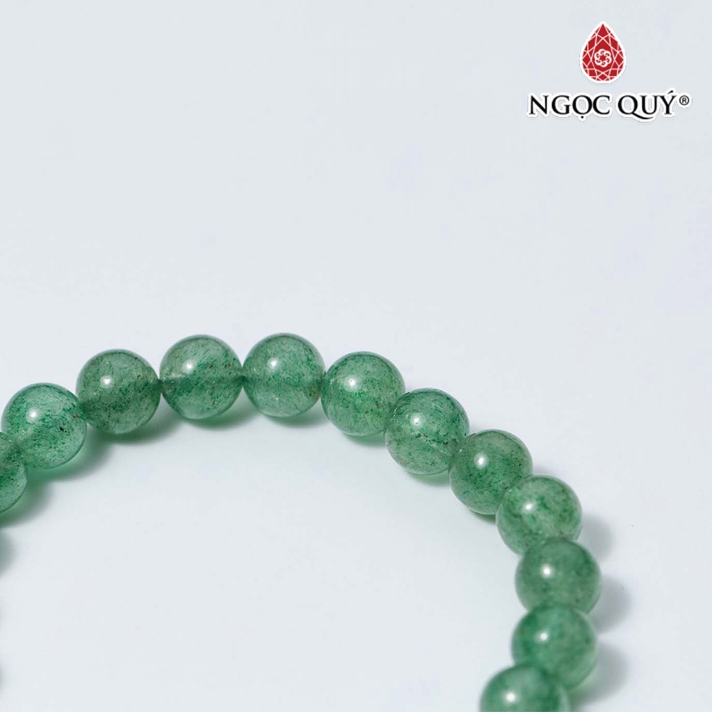 Vòng tay đá TA dâu xanh phối đá xà cừ - Ngọc Quý