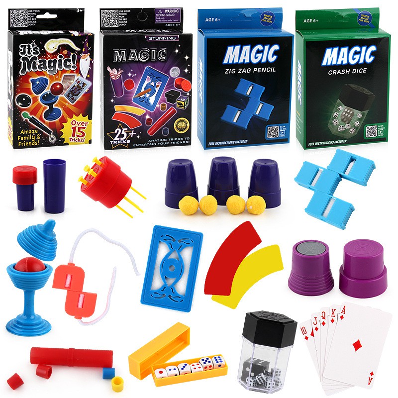Set đạo cụ ảo thuật đồ chơi 18 phong cách độc đáo mới