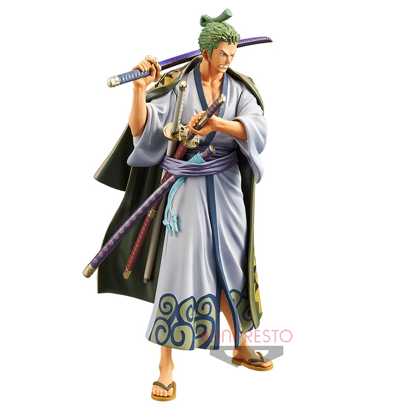 Mô hình Chính hãng One piece - Roronoa Zoro - DXF Wano Country Grandline Men vol. 2 Banpresto