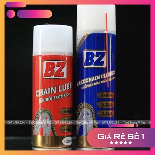 Bộ vệ sinh sên bz gồm bôi trơn dưỡng sên bz + rửa sên bz