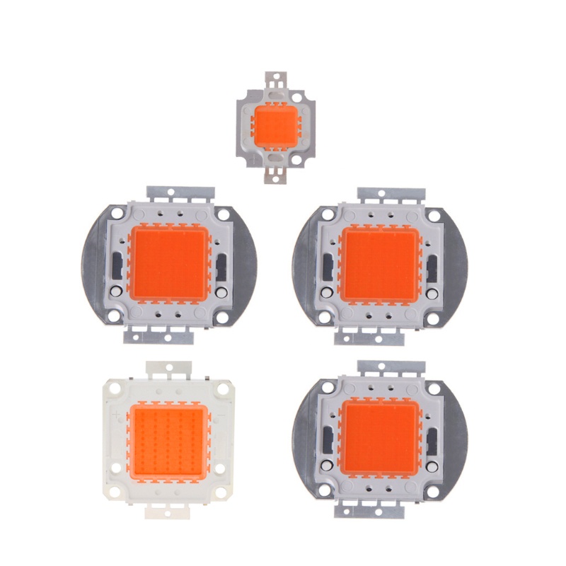 Chip Đèn LED Tăng Trưởng Năng Lượng Cao 100W 50W 30W 20W 10W 380NM-840NM