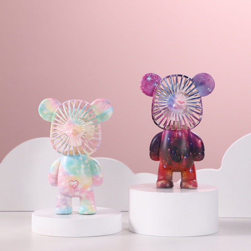 Quạt Mini Cầm Tay Hình Gấu Hot Trend Để Bàn Trang Trí Cao Cấp - Dumi Shop