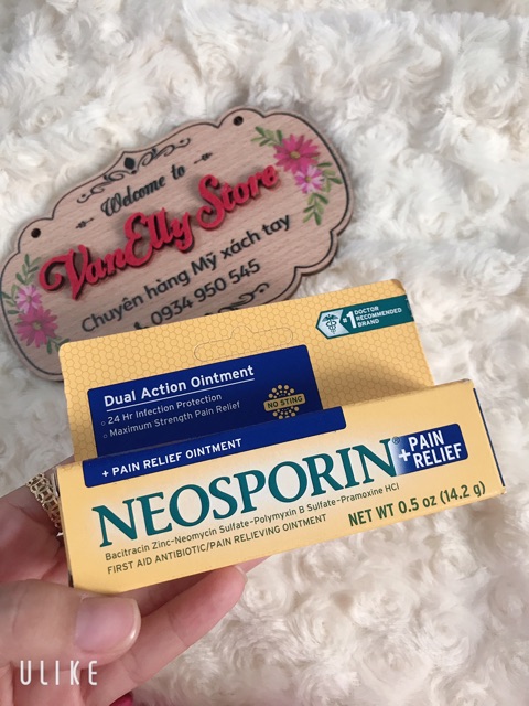 Kem trị bỏng sẹo Neosporin của Mỹ 14.2g