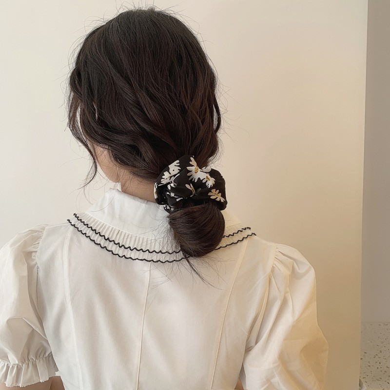 [ Mua kèm deal sốc ] Dây buộc tóc Scrunchie nhiều màu đẹp XINH XINH HOA CÚC