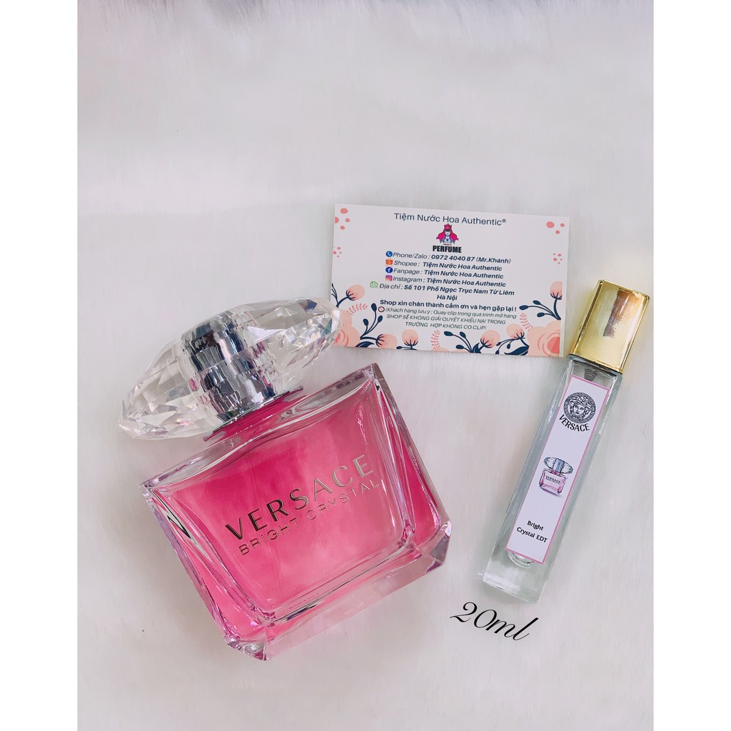 [Mã COS2704 giảm 8% đơn 250K] [Chính Hãng] Nước Hoa Nữ Mini 𝐕𝐞𝐫𝐬𝐚𝐜𝐞 𝐁𝐫𝐢𝐠𝐡𝐭 𝐂𝐫𝐲𝐬𝐭𝐚𝐥 | BigBuy360 - bigbuy360.vn