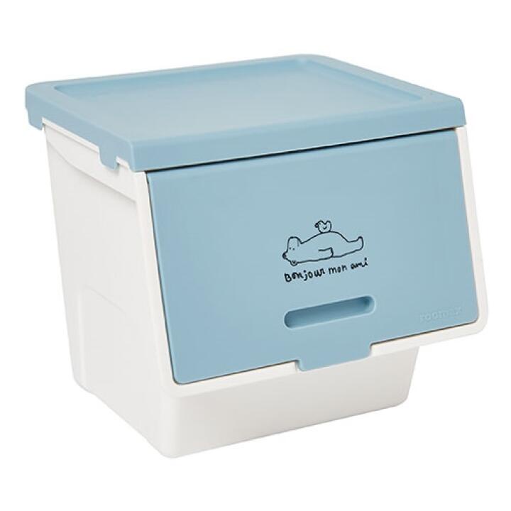 Hộp Đựng Vật Dụng Mini ARTBOX Hàn Quốc In Hình Gấu Bear Dễ Thương Màu Xanh