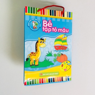 Sách - bé tập tô màu