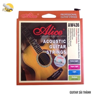 Mua Dây Đàn Guitar Acoustic ST.Real Guitar Sài Thành Mã AW-436 dây kim loại chính hãng