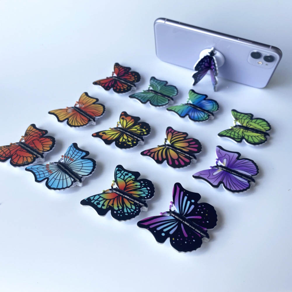 Giá đỡ điện thoại xoay 360 độ hình bướm dễ thương