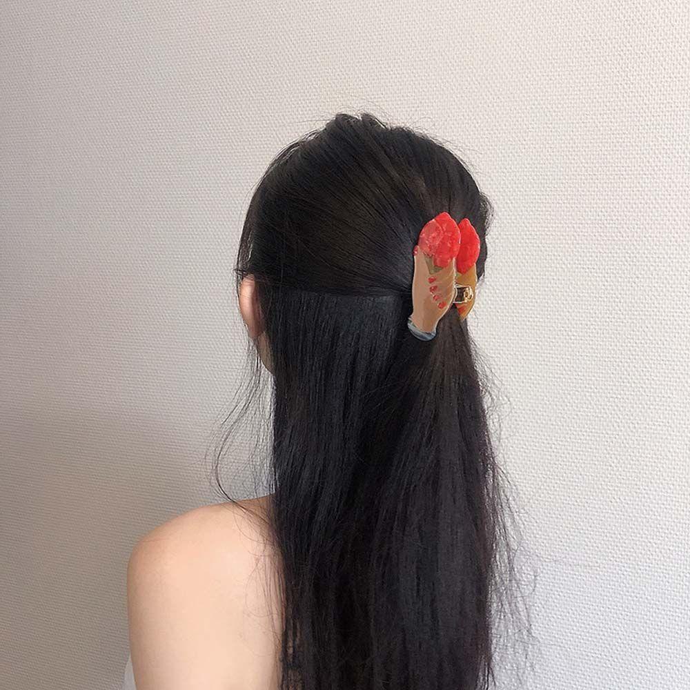 Kẹp Tóc Hình Đôi Môi Đỏ Dễ Thương Cho Nữ